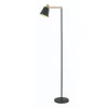 Vloerlamp ZAMBELIS D250 E27 DESIGN Mat Zwart en Mat Goud Zonder Lichtbron 20216
