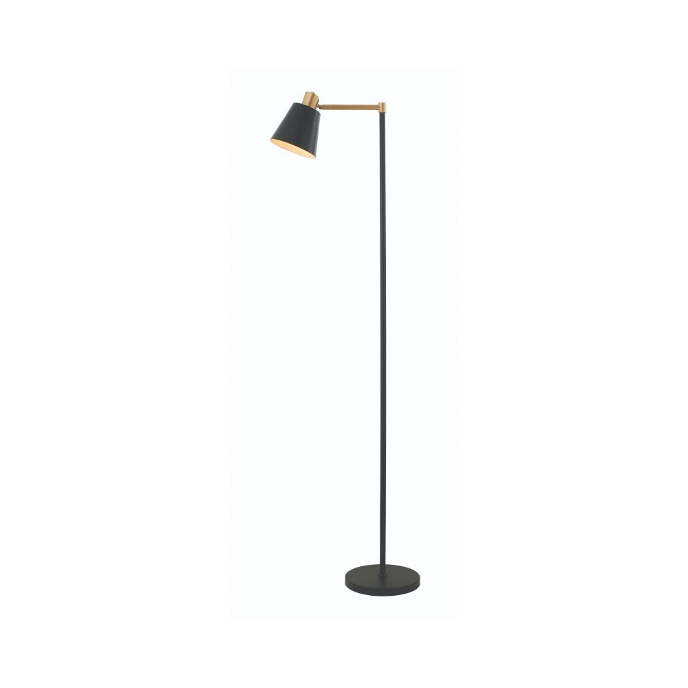 Floor Lamp ZAMBELIS D250 E27 DESIGN Matte Black and Matte Gold No Light Source 20216