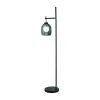Vloerlamp ZAMBELIS G9 DESIGN Zwart Zandstraal en Zwart Marmer Zonder Lichtbron 22053