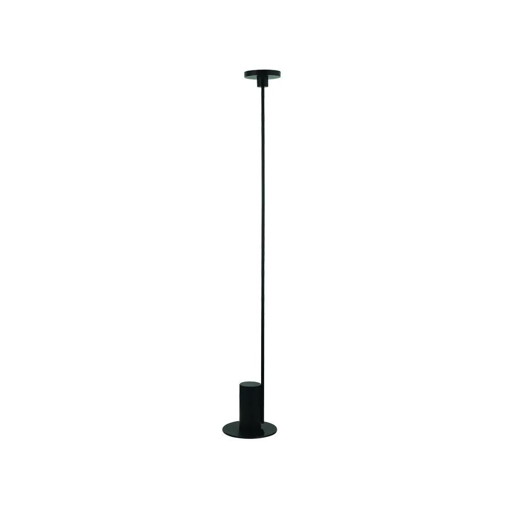 Lampe sur pied ZAMBELIS D250 12W DESIGN Noir Sablé 22065 FS