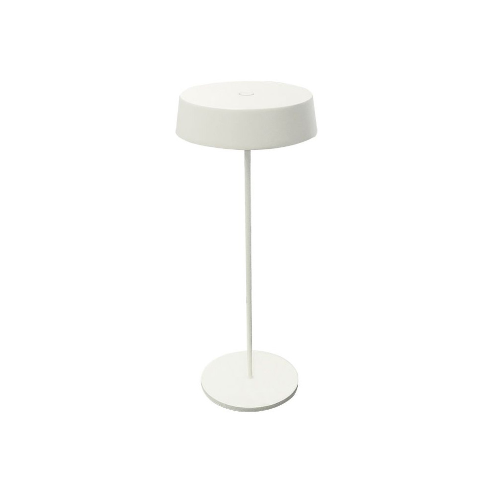 Lampe sur table Extérieure ZAMBELIS D120 2,2W IP54 DESIGN Blanc Mat E290 FS