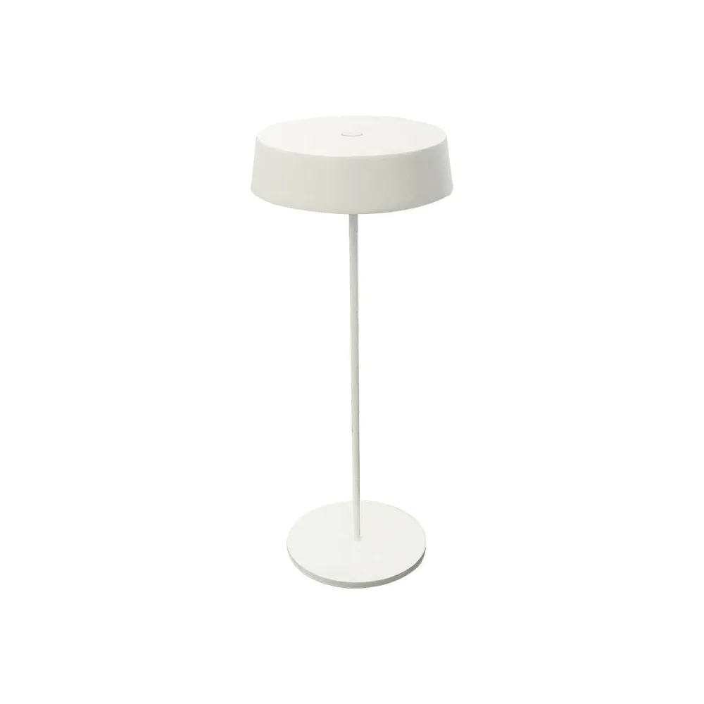 Lampe sur table Extérieure ZAMBELIS D120 2,2W IP54 DESIGN Blanc Mat E290 FS