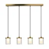 Pendelleuchte ZAMBELIS 29W Dimmbar DESIGN Gold 23020