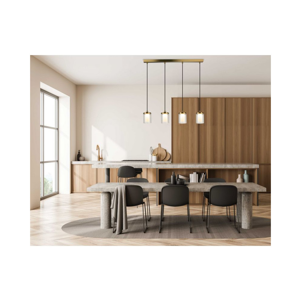 Pendant ZAMBELIS 29W Dimmable DESIGN Gold 23020
