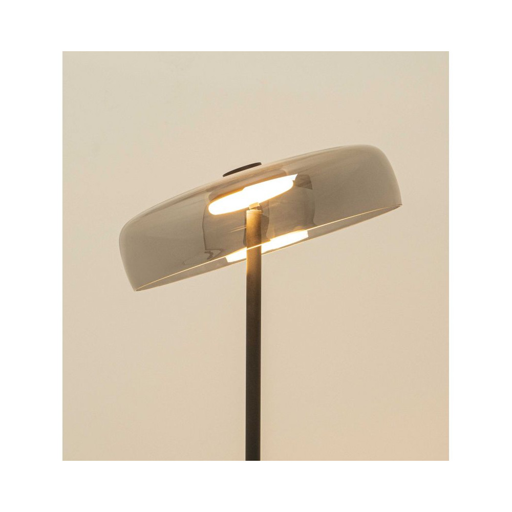 Vloerlamp ZAMBELIS 15W DESIGN Mat Zwart 23055