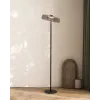 Lampe sur Pied ZAMBELIS 15W DESIGN Noir Mat 23055