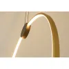 Pendant Light ZAMBELIS 24W D600 Dimmable DESIGN Matte Black and Gold 23094