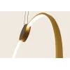 Hanglamp ZAMBELIS 24W D600 Dimbaar DESIGN Mat Zwart en Goud 23094