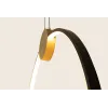 Hanglamp ZAMBELIS 24W D600 Dimbaar DESIGN Goud en Mat Zwart 23095
