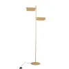 Lampe Sur Pied ZAMBELIS 12W Dimmable DESIGN Or Brossé 25194 FS