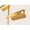 Lampe Sur Pied ZAMBELIS 12W Dimmable DESIGN Or Brossé 25194 FS