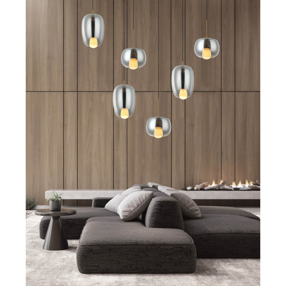 Hanglamp ZAMBELIS D300 G9 43cm DESIGN Mat Goud Zonder Lichtbron 22056