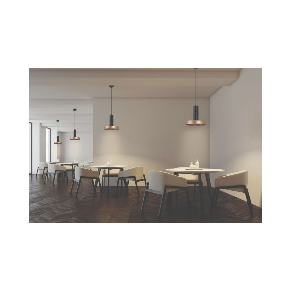 Pendant Light ZAMBELIS D240 GU10 DESIGN Sand Black Without Source 22178