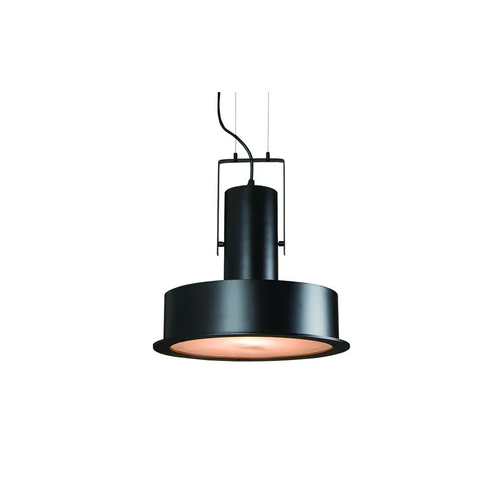 Pendelleuchte ZAMBELIS D350 E27 DESIGN Mattschwarz Ohne Lichtquelle 1644