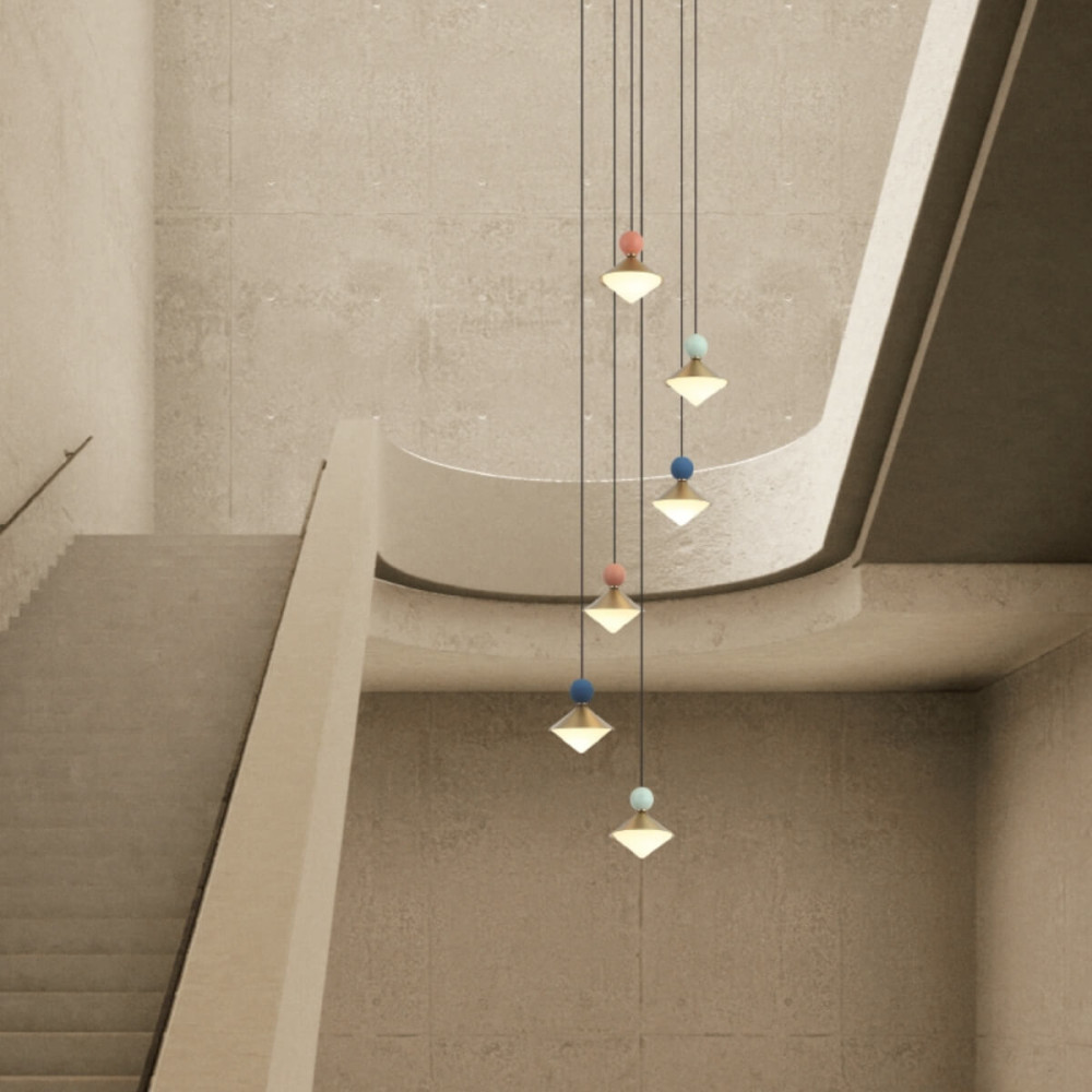 Hanglamp ZAMBELIS D390 40W Dimbaar DESIGN Geborsteld Messing 25102