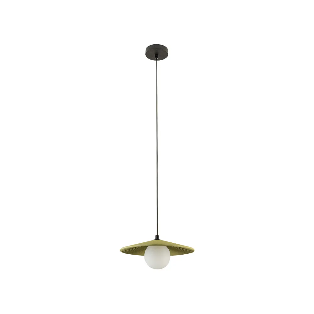 Pendelleuchte ZAMBELIS D285 G9 DESIGN Olivgrün und Schwarz Ohne Leuchtmittel 2597
