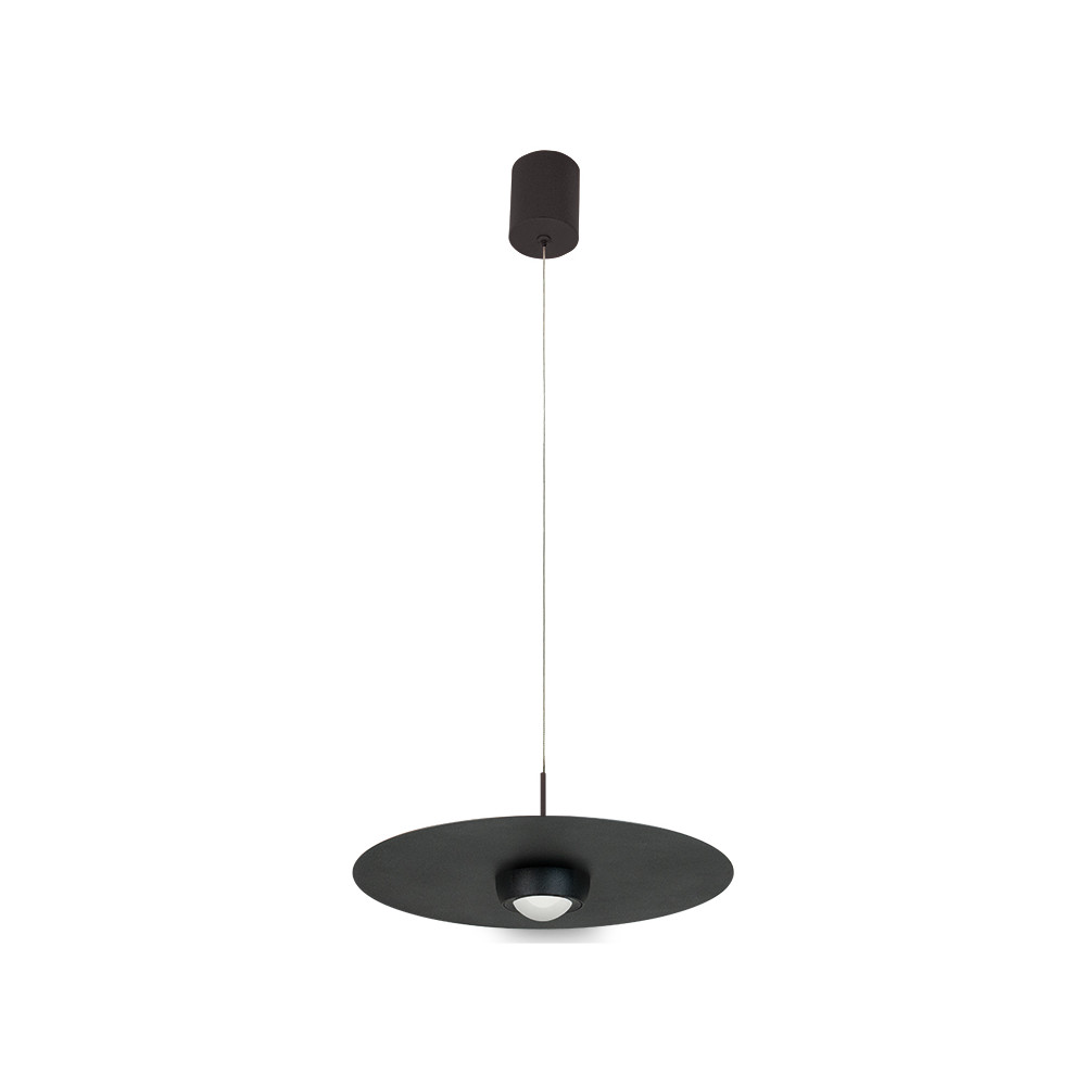 Hanglamp ZAMBELIS D350 21W Dimbaar DESIGN Zandstraal Zwart 2585