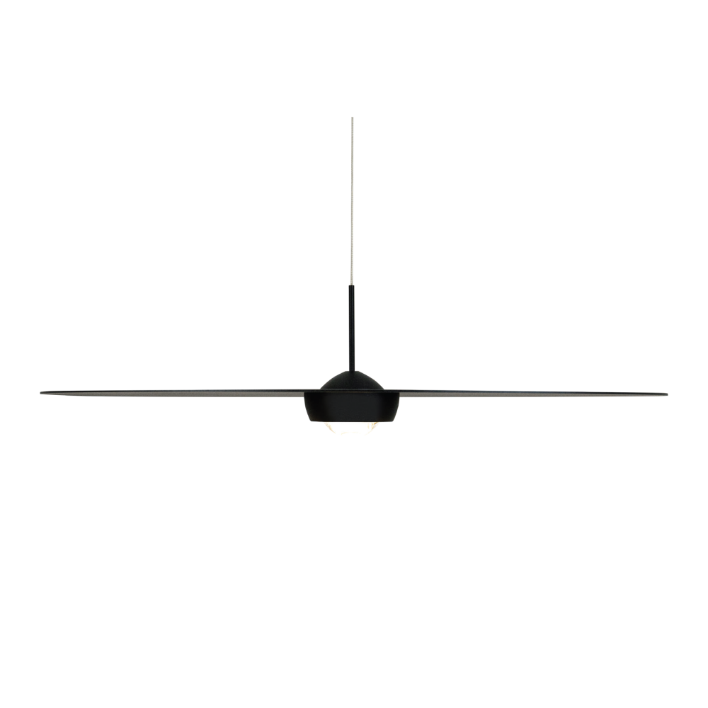 Suspension ZAMBELIS D350 21W Dimmable DESIGN Noir Sablé 2585