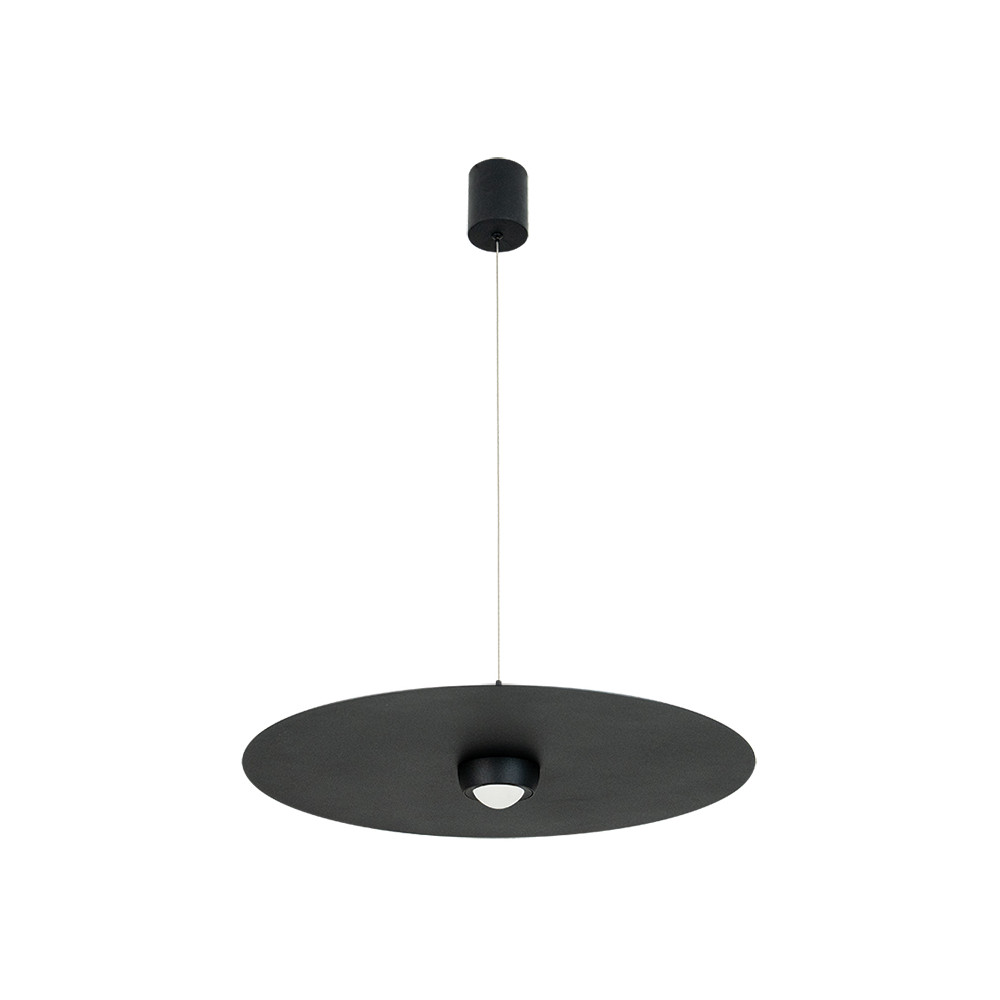 Suspension ZAMBELIS D550 21W Dimmable DESIGN Noir Sablé 2587