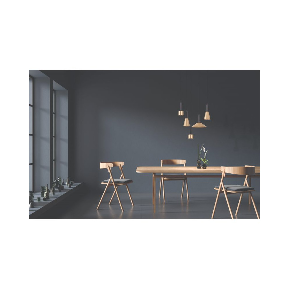 Suspension ZAMBELIS D70 7W DESIGN Noir Sablé 22177