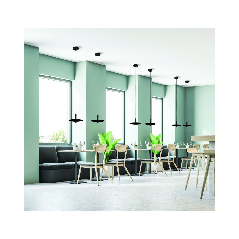 Pendant Light ZAMBELIS D260 7W DESIGN Sand Black 18139-B