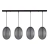 Hanglamp ZAMBELIS 4xE14 DESIGN Mat Zwart Zonder Lichtbron 19243 FS