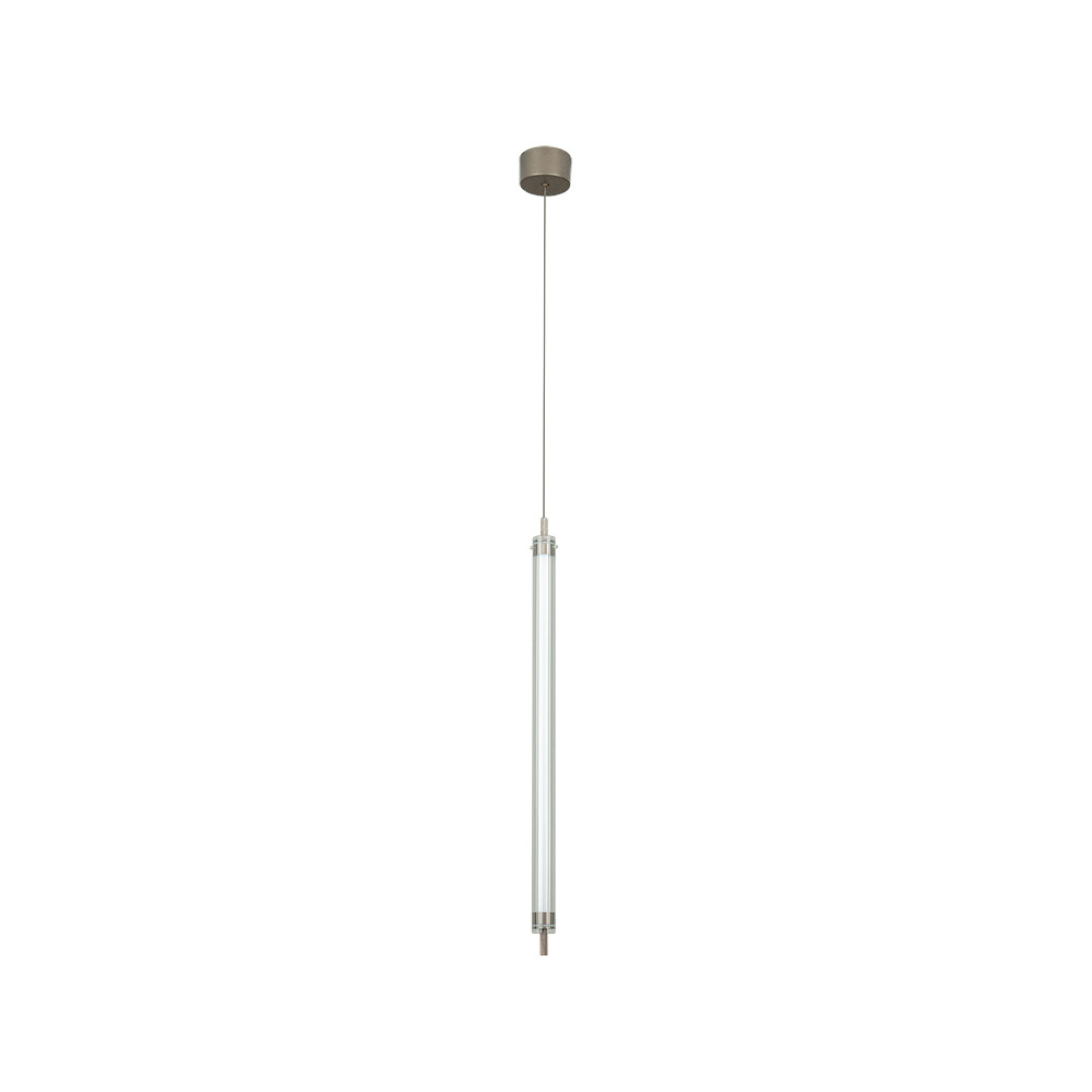 Hängeleuchte ZAMBELIS D40 20W Dimmbar DESIGN Gebürstetes Braun 25169