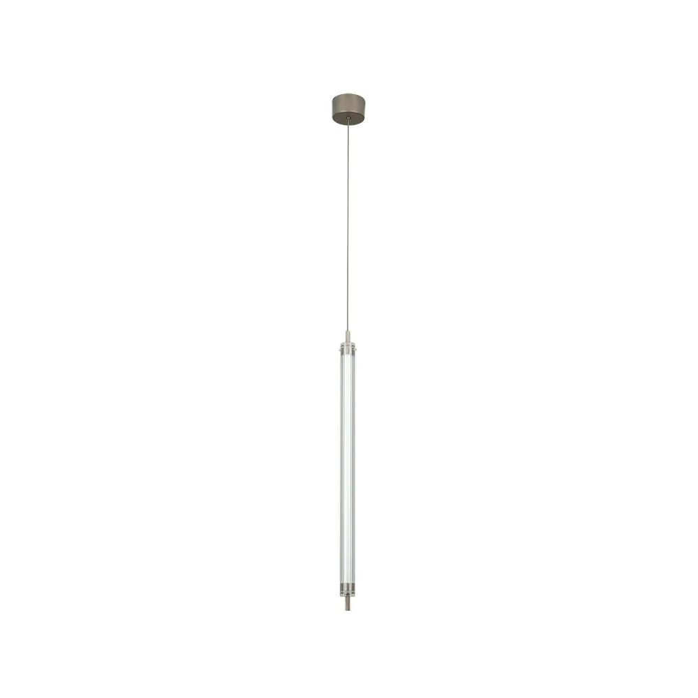 Hängeleuchte ZAMBELIS D40 20W Dimmbar DESIGN Gebürstetes Braun 25169