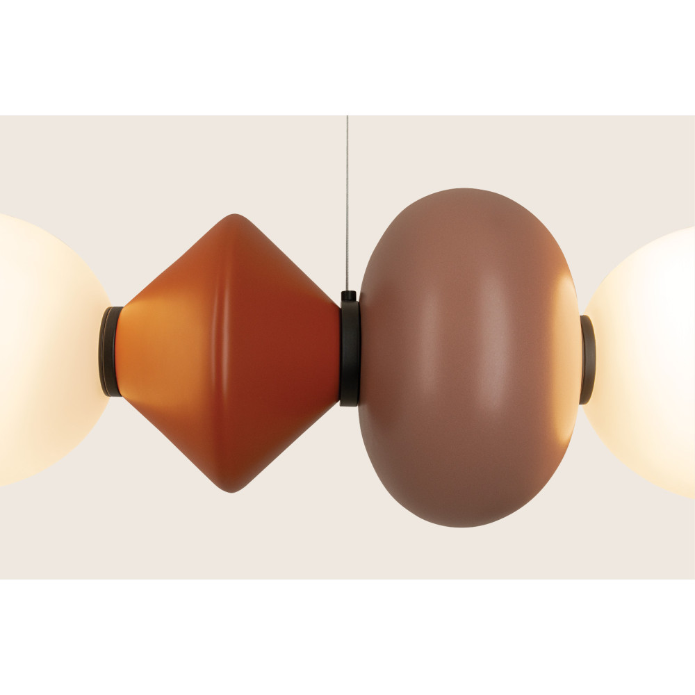 Tussenonderdeel voor Hanglamp Plug&Play ZAMBELIS D200 DESIGN Donkerroze 25110 FS