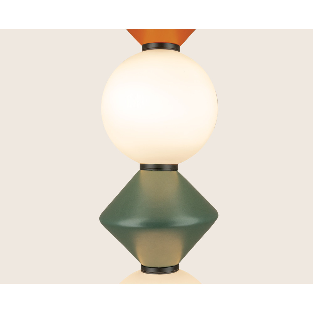 Zwischenteil für Pendelleuchte Plug&Play ZAMBELIS D160 DESIGN Tannengrün 25113 FS