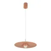 Pendant Light ZAMBELIS D350 21W Dimmable DESIGN Sanded Brick Red 2586