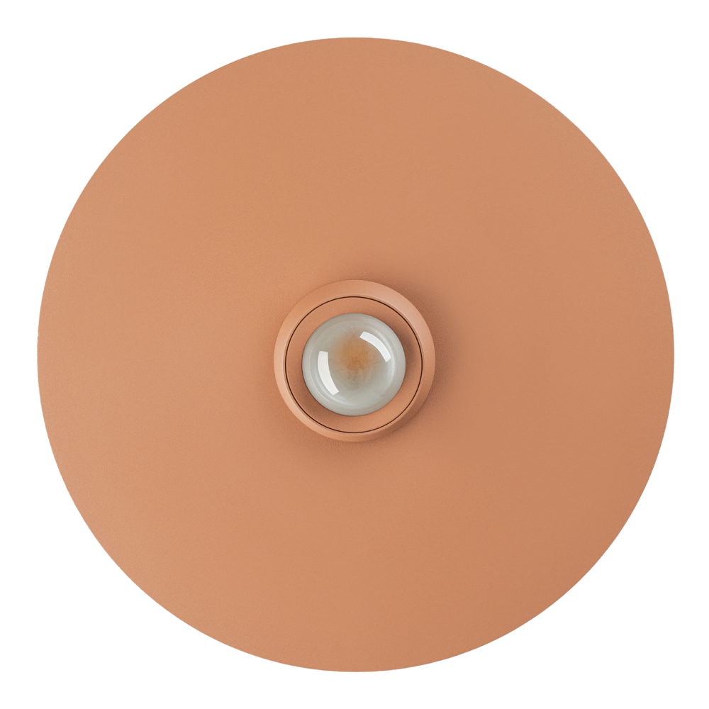 Pendelleuchte ZAMBELIS D550 21W Dimmbar DESIGN Ziegelrot Sandgestrahlt 2588