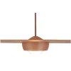 Suspension ZAMBELIS D550 21W Dimmable DESIGN Rouge Brique Sablé 2588