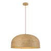 Pendelleuchte ZAMBELIS D530 E27 DESIGN Natürliches Rattan Ohne Leuchtmittel 25442 FS