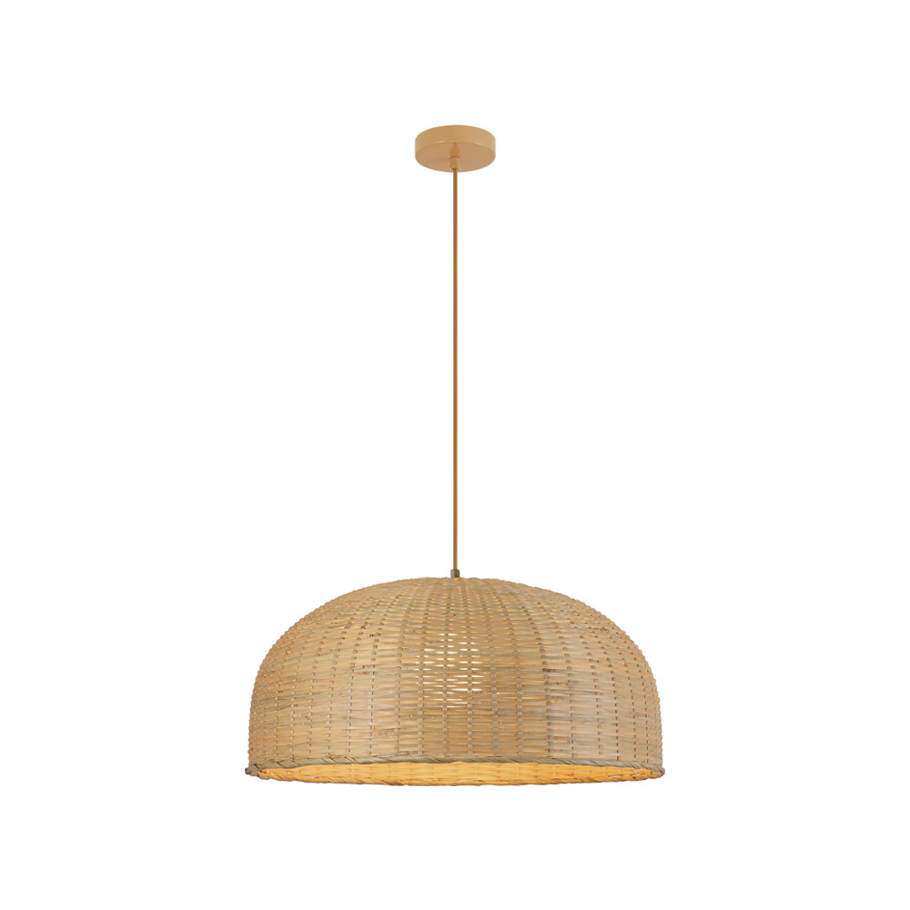 Hanglamp ZAMBELIS D530 E27 DESIGN Natuurlijk Rotan Zonder Lichtbron 25442 FS