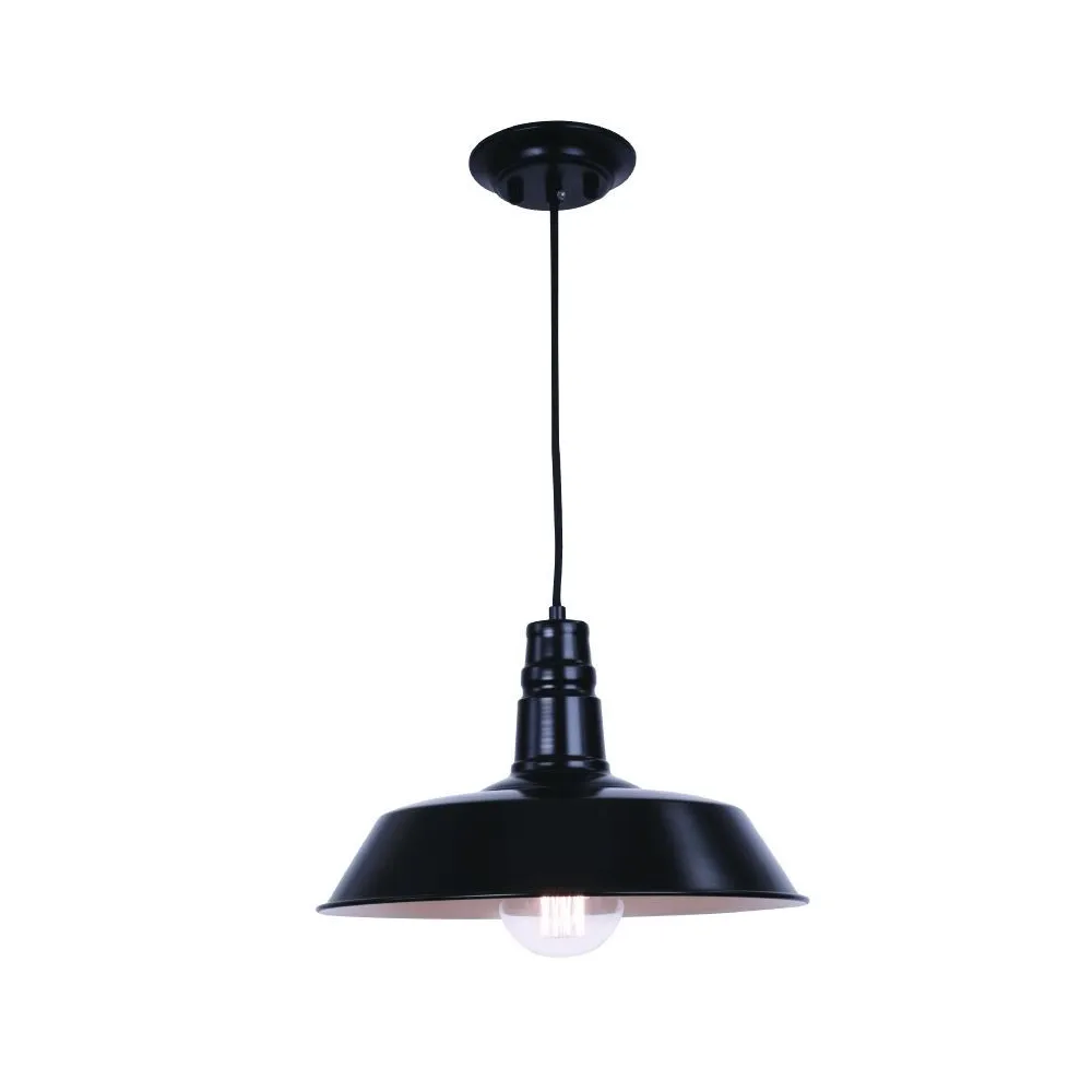 Pendelleuchte ZAMBELIS D360 E27 DESIGN Mattschwarz und Mattweiß Ohne Lichtquelle 1495