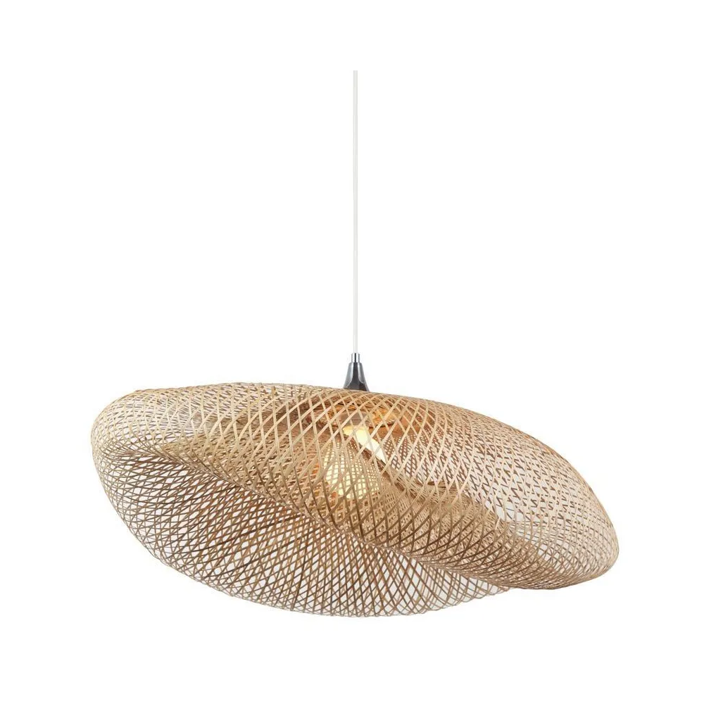 Suspension ZAMBELIS E27 DESIGN Bambou Sans Source 19103