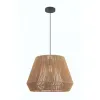 Suspension ZAMBELIS D480 E27 DESIGN Rotin Sans Source 20237