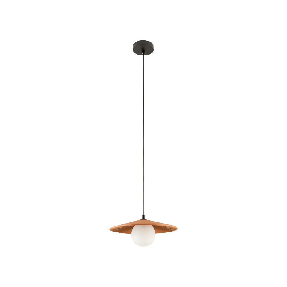 Pendelleuchte ZAMBELIS D285 G9 DESIGN Terracotta und Schwarz Ohne Leuchtmittel 2598