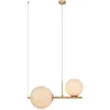Pendant Light ZAMBELIS 2xE27 DESIGN Matte Gold Without Source 1997