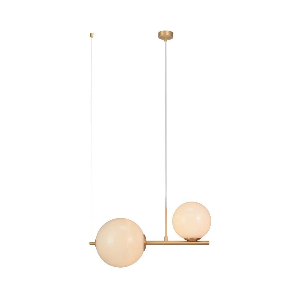 Pendant Light ZAMBELIS 2xE27 DESIGN Matte Gold Without Source 1997