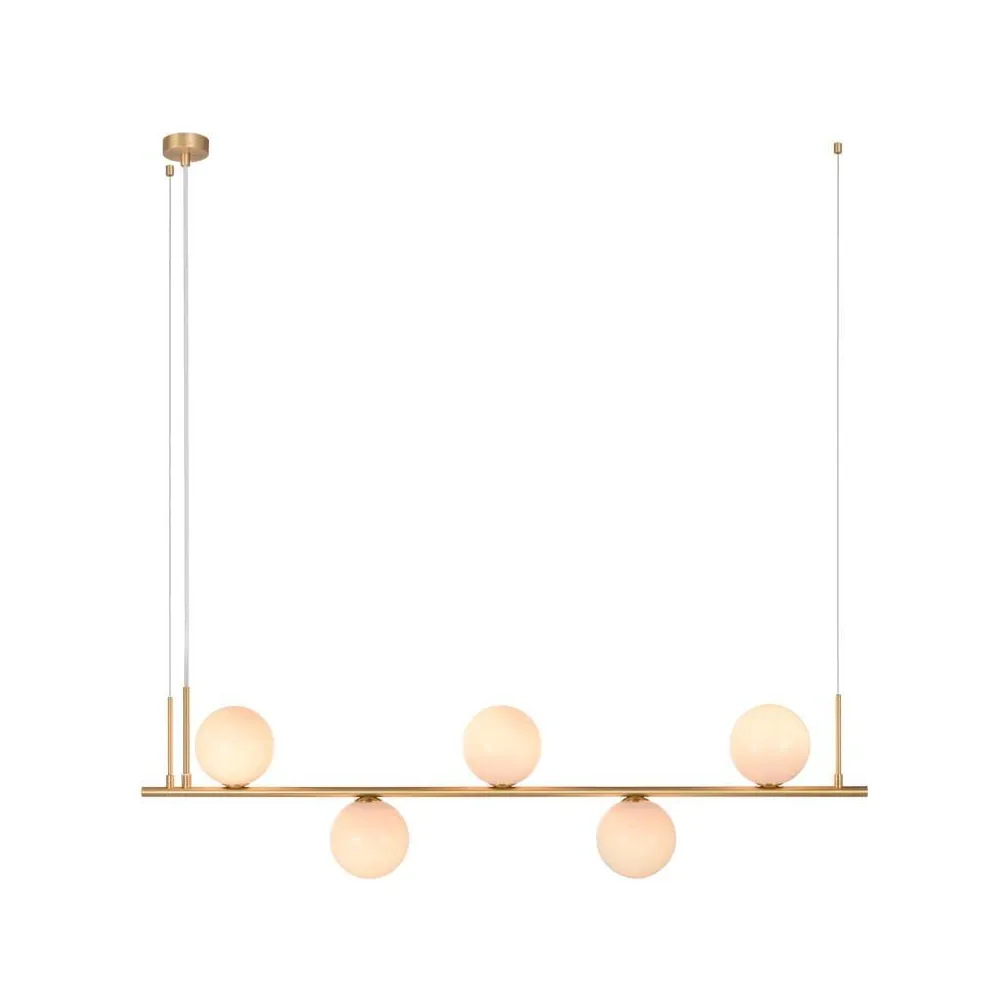 Pendelleuchte ZAMBELIS 5xE14 DESIGN Mattgold Ohne Leuchtmittel 1998