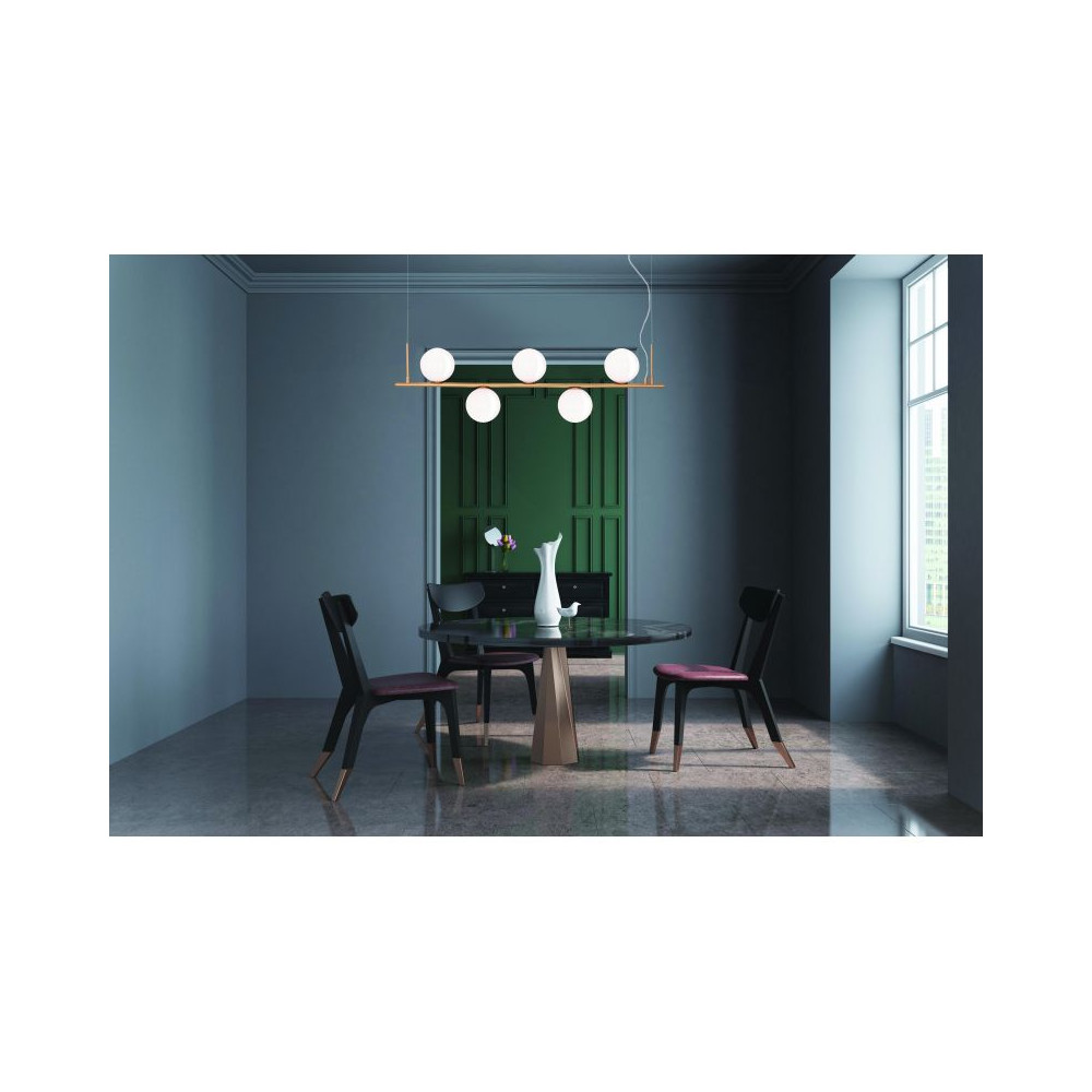 Pendant Light ZAMBELIS 5xE14 DESIGN Matte Gold Without Source 1998
