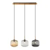Suspension ZAMBELIS 3xE27 DESIGN Champagne et Laiton Sans Source 22074