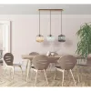 Pendelleuchte ZAMBELIS 3xE27 DESIGN Champagner und Messing Ohne Lichtquelle 22074