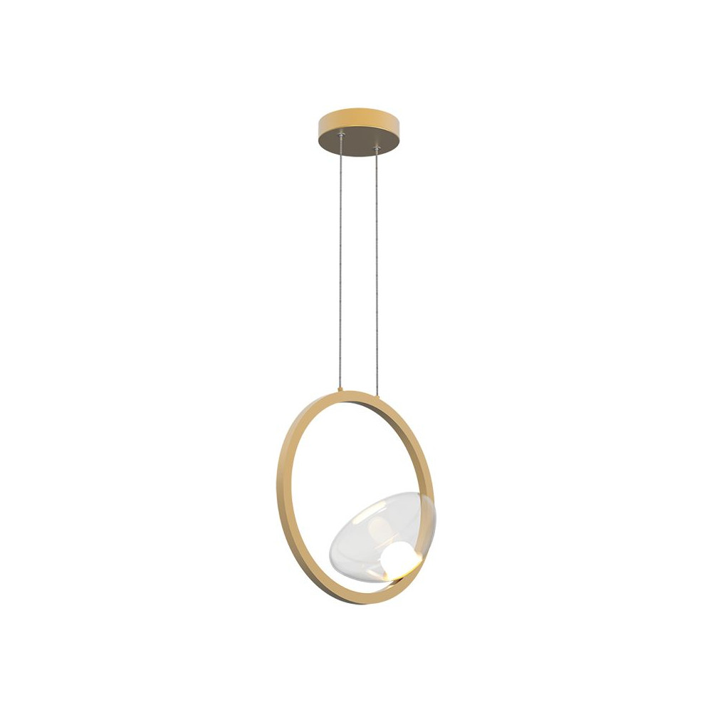 Suspension ZAMBELIS 7W Dimmable DESIGN Doré Mat 23028 FS