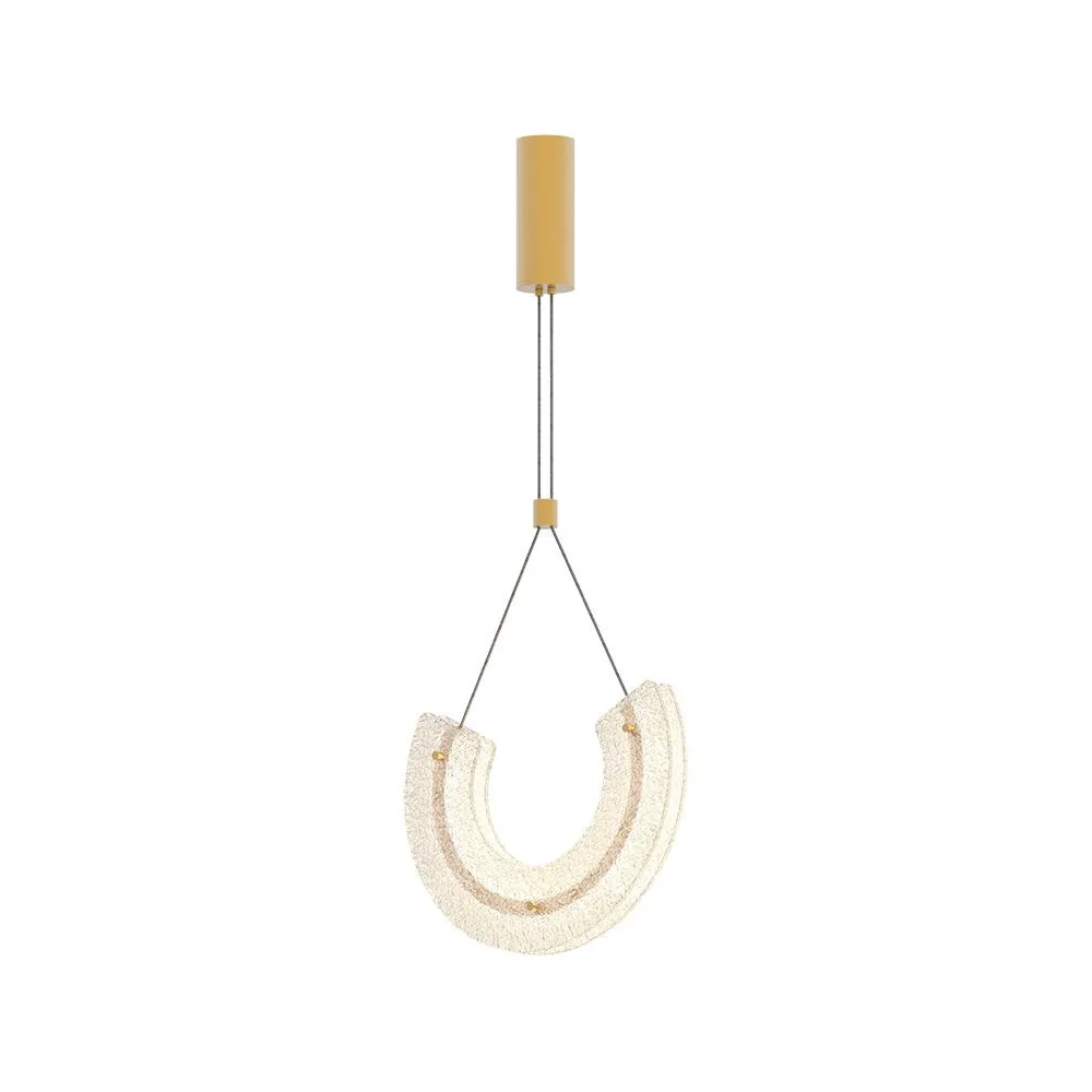 Pendelleuchte ZAMBELIS 11W Dimmbar DESIGN Mattgold 23030 FS