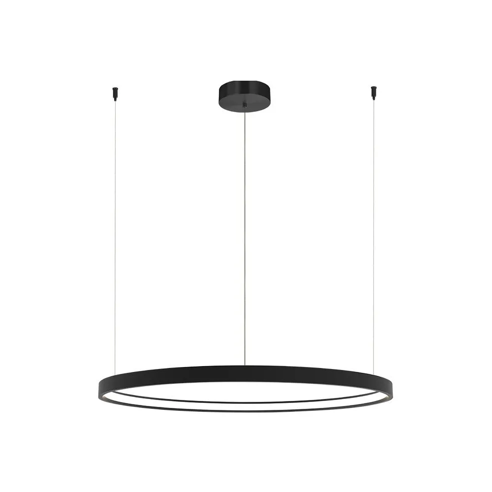 Suspension ZAMBELIS D900 45W Dimmable DESIGN Noir Mat 23035