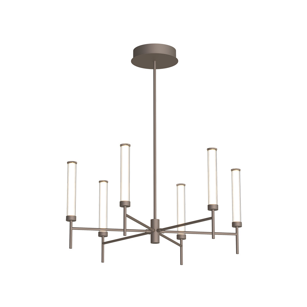 Suspension ZAMBELIS D805 46W Dimmable DESIGN Café Brossé 25448 FS
