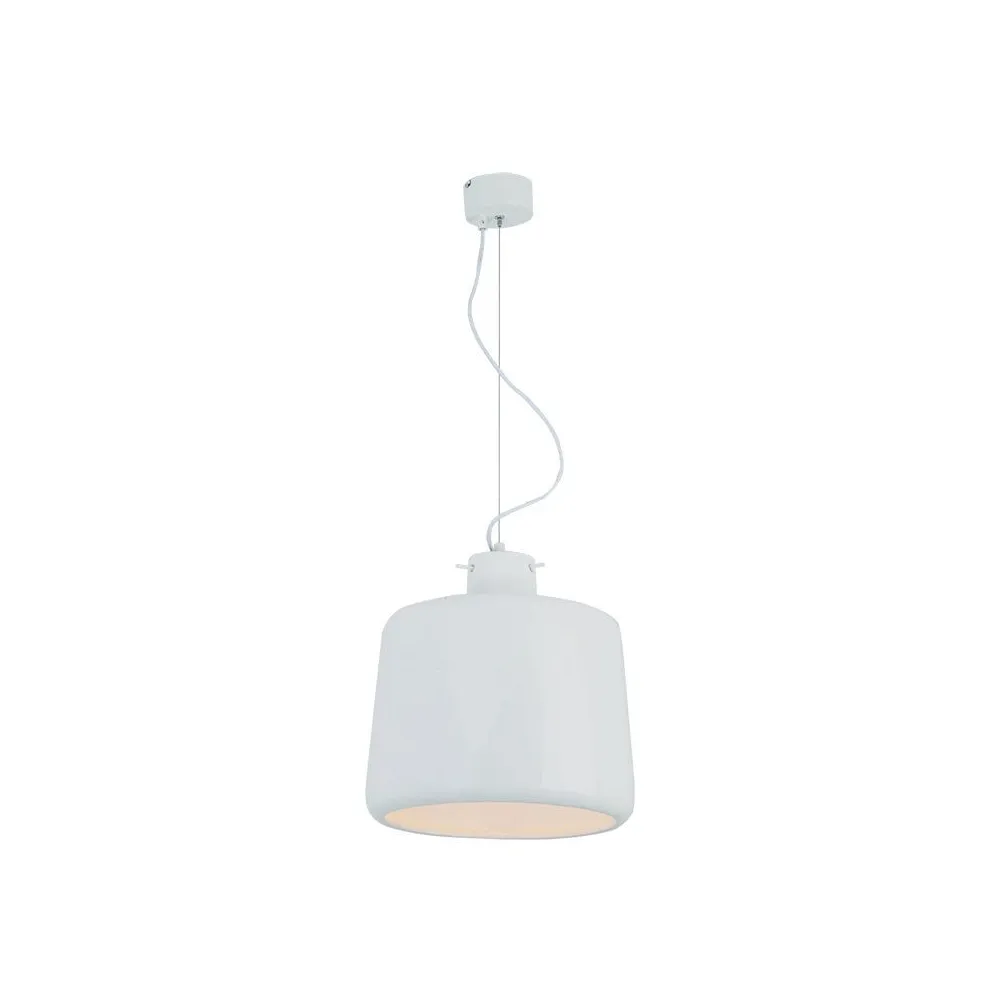 Pendelleuchte ZAMBELIS D280 E27 DESIGN Mattweiss Ohne Leuchtmittel 22216